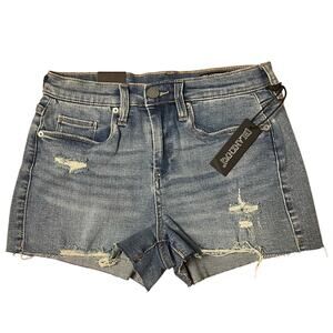 Blank NYC The Essex NWT Stretch Denim Cutoff Distressed Shorts Size 26